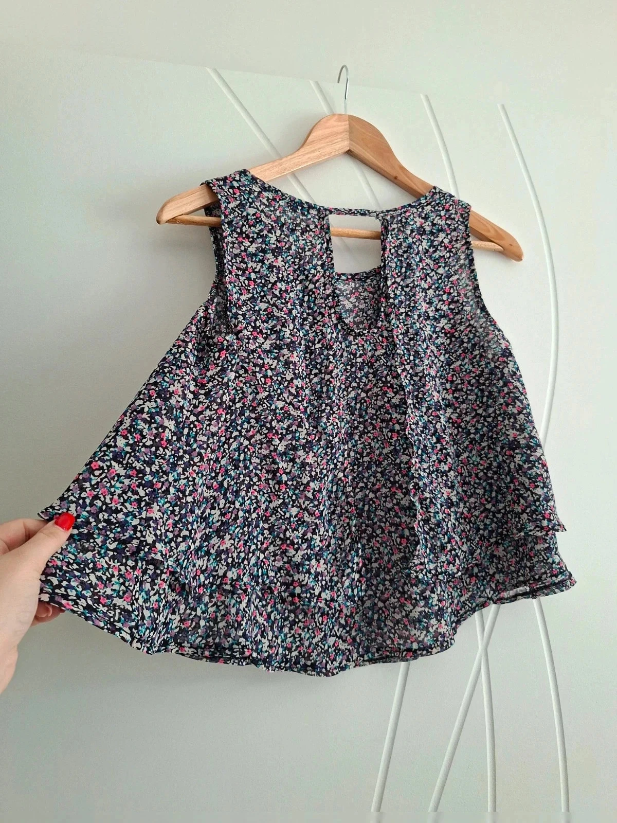 Blouse fleurie transparente - T38 - MIM – photo 3